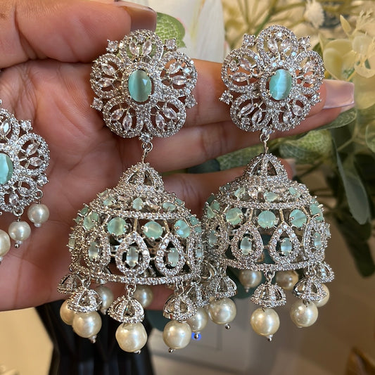 FMC119 - AD Earrings Tikka