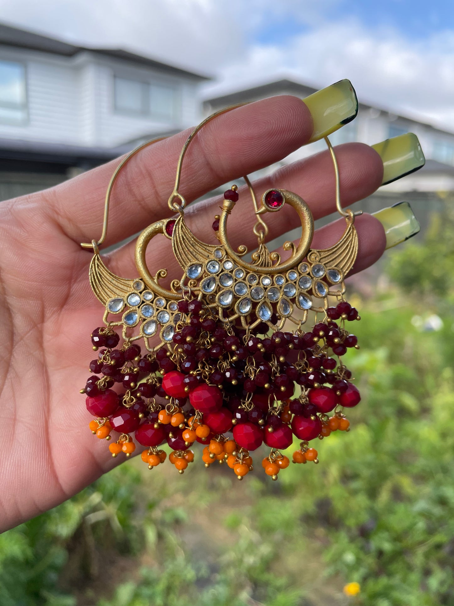 Ahilya - Peacock Earrings