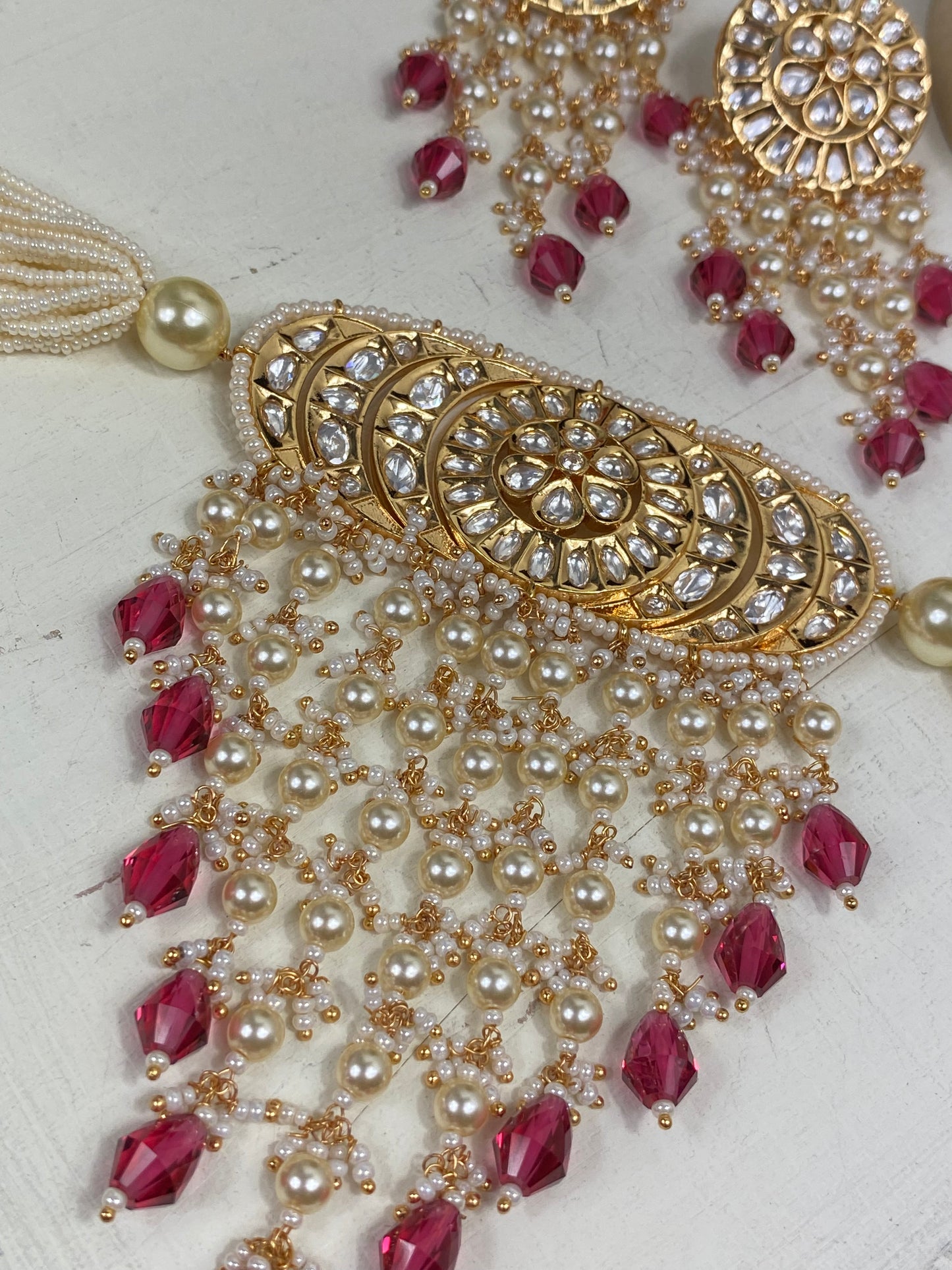 FMC203 - Uncut Kundan Necklace - $32 OFF