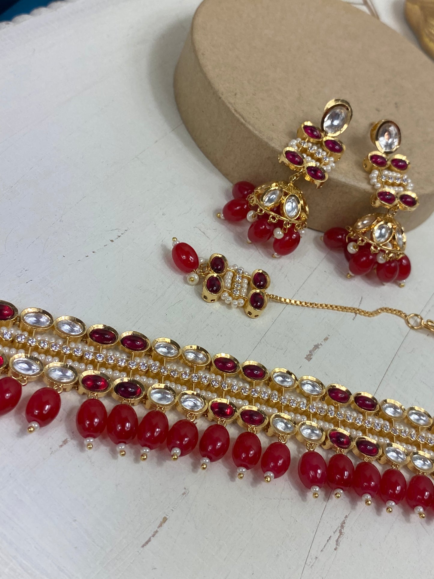 FMC197 - Uncut Kundan Necklace