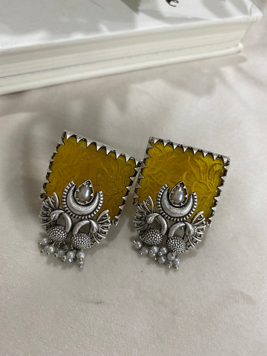 Samina - Silver Earrings