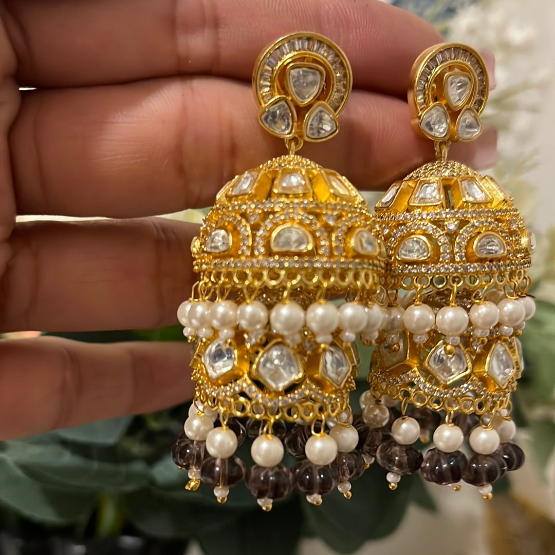 FMC112 - Pachi Kundan Jhumki