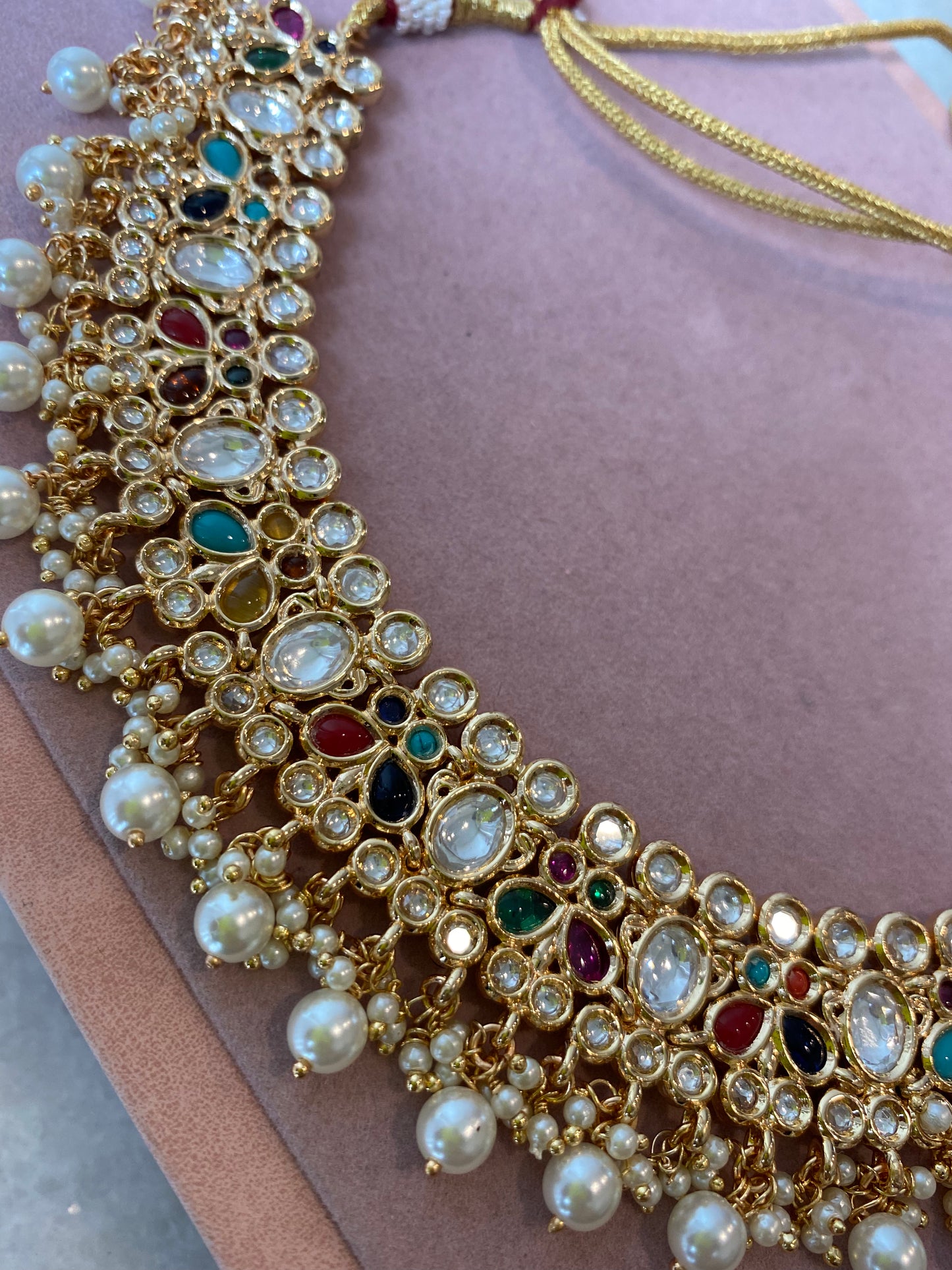 Davina- uncut kundan necklace