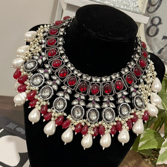 FMC179 - Uncut Kundan Necklace - $50 OFF