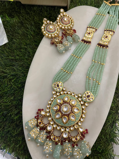 Mirali - Pure Kundan Long Necklace