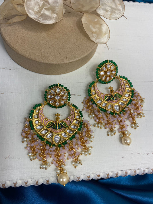 BEENA - Uncut Kundan Earrings - $30 OFF