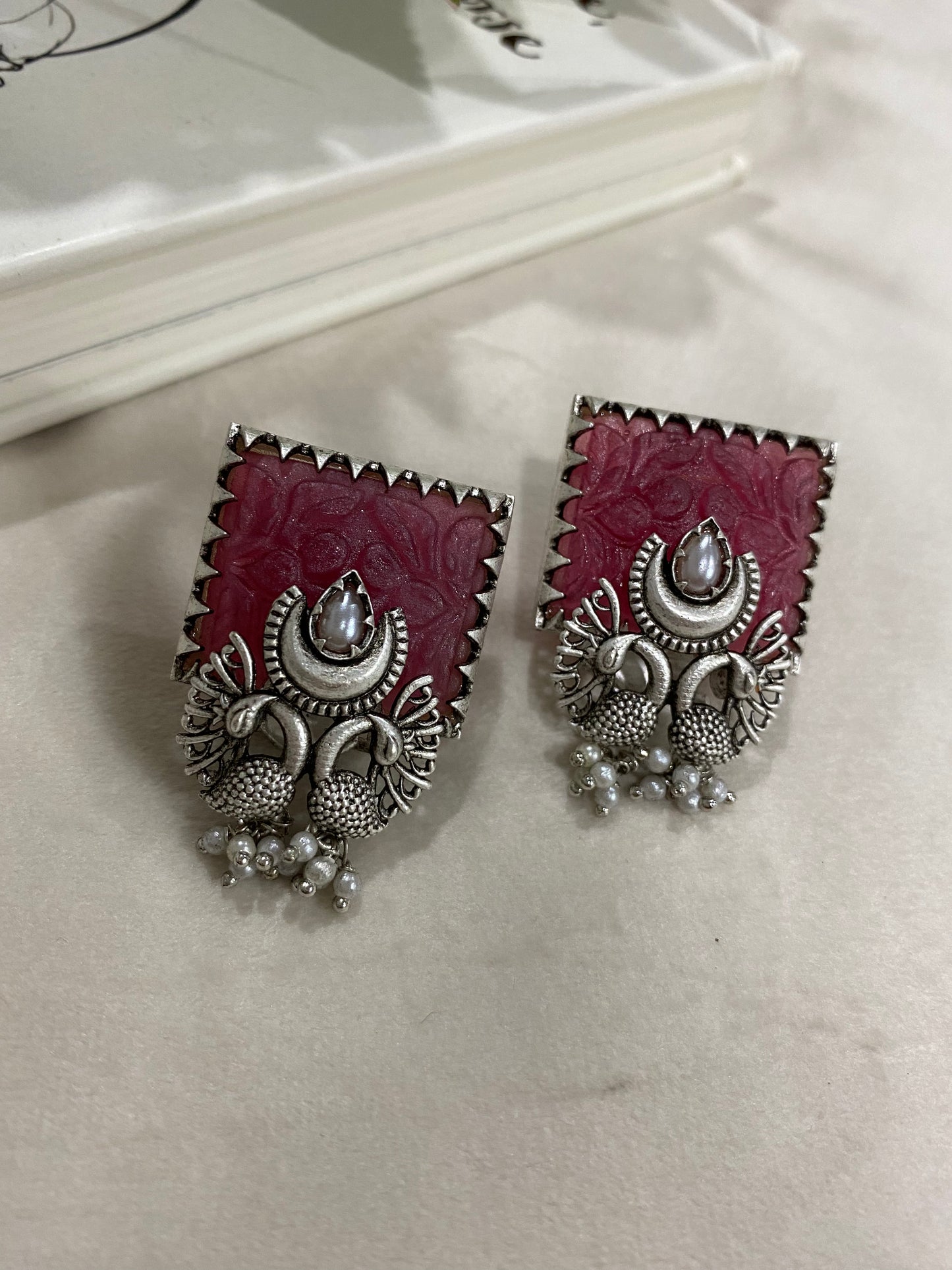 Samina - Silver Earrings