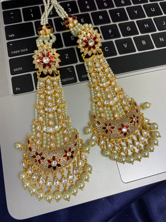 FMC207 - Pachi Kundan Earrings