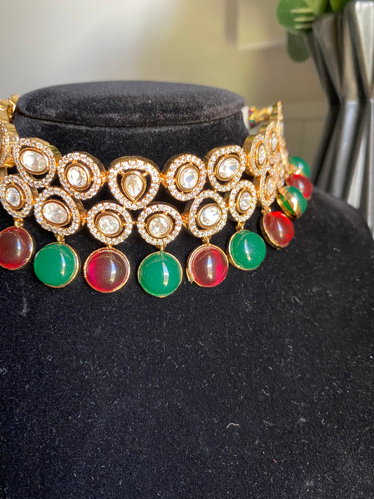 Bela - Uncut kundan Necklace -25% Off