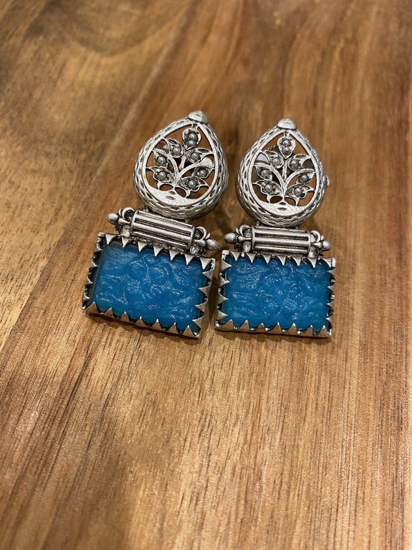 ANNO - Amarpali (Silver) Earrings