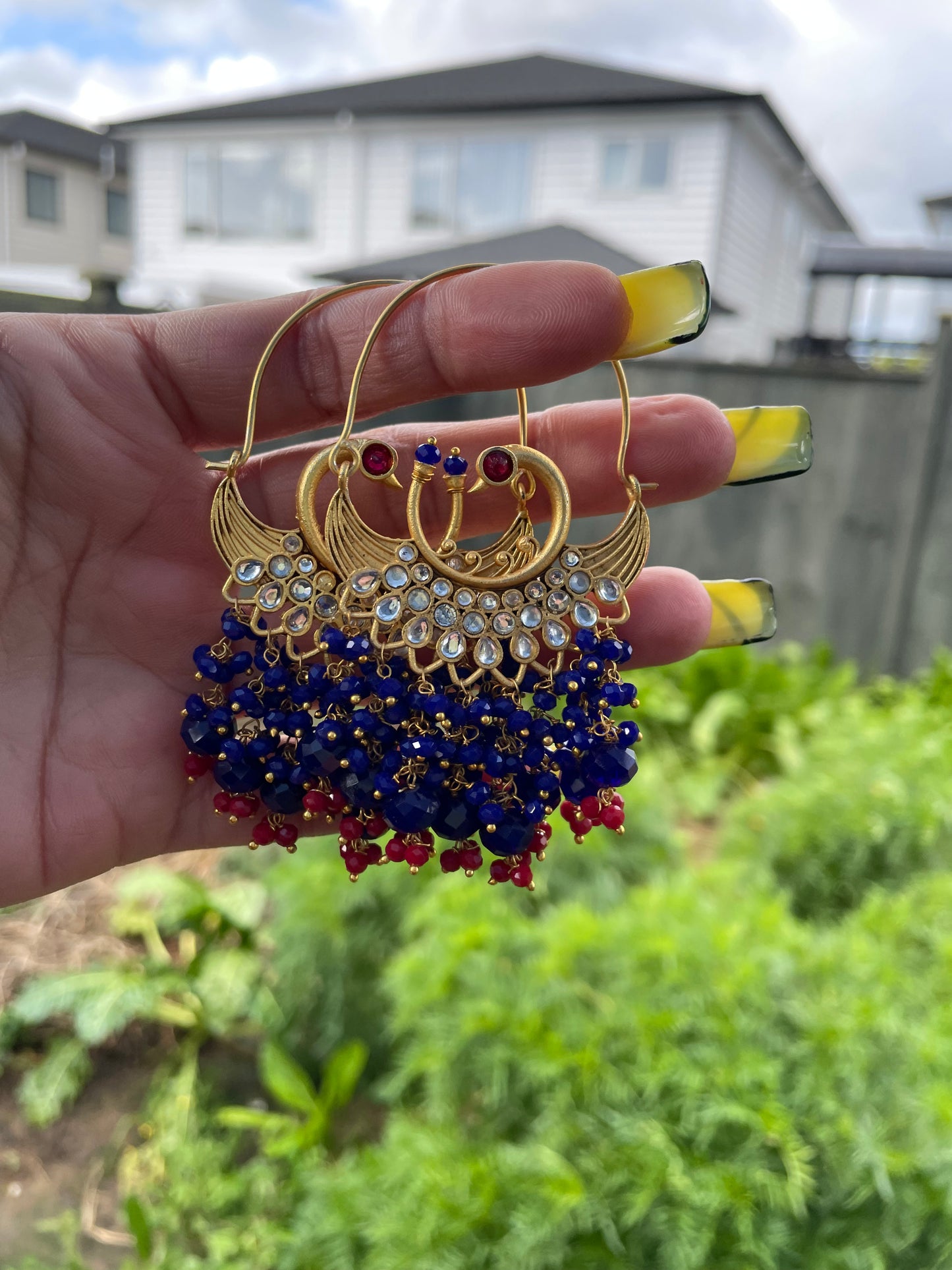 Ahilya - Peacock Earrings