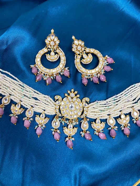 FMC1121 - Uncut Kundan Necklace