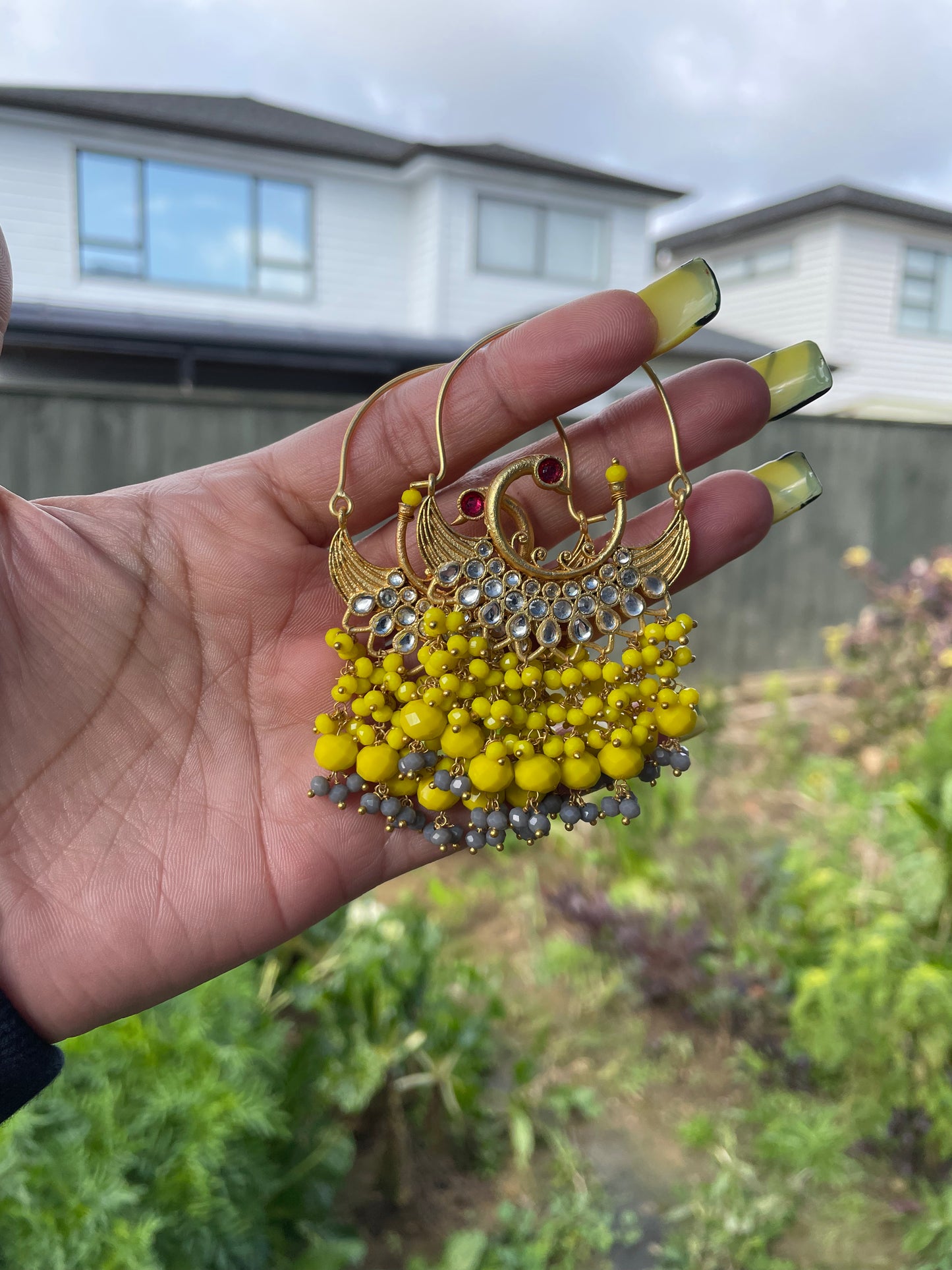 Ahilya - Peacock Earrings