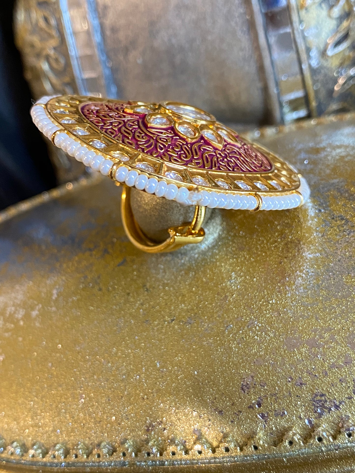 VAANI - Uncut Kundan Ring - $11 OFF