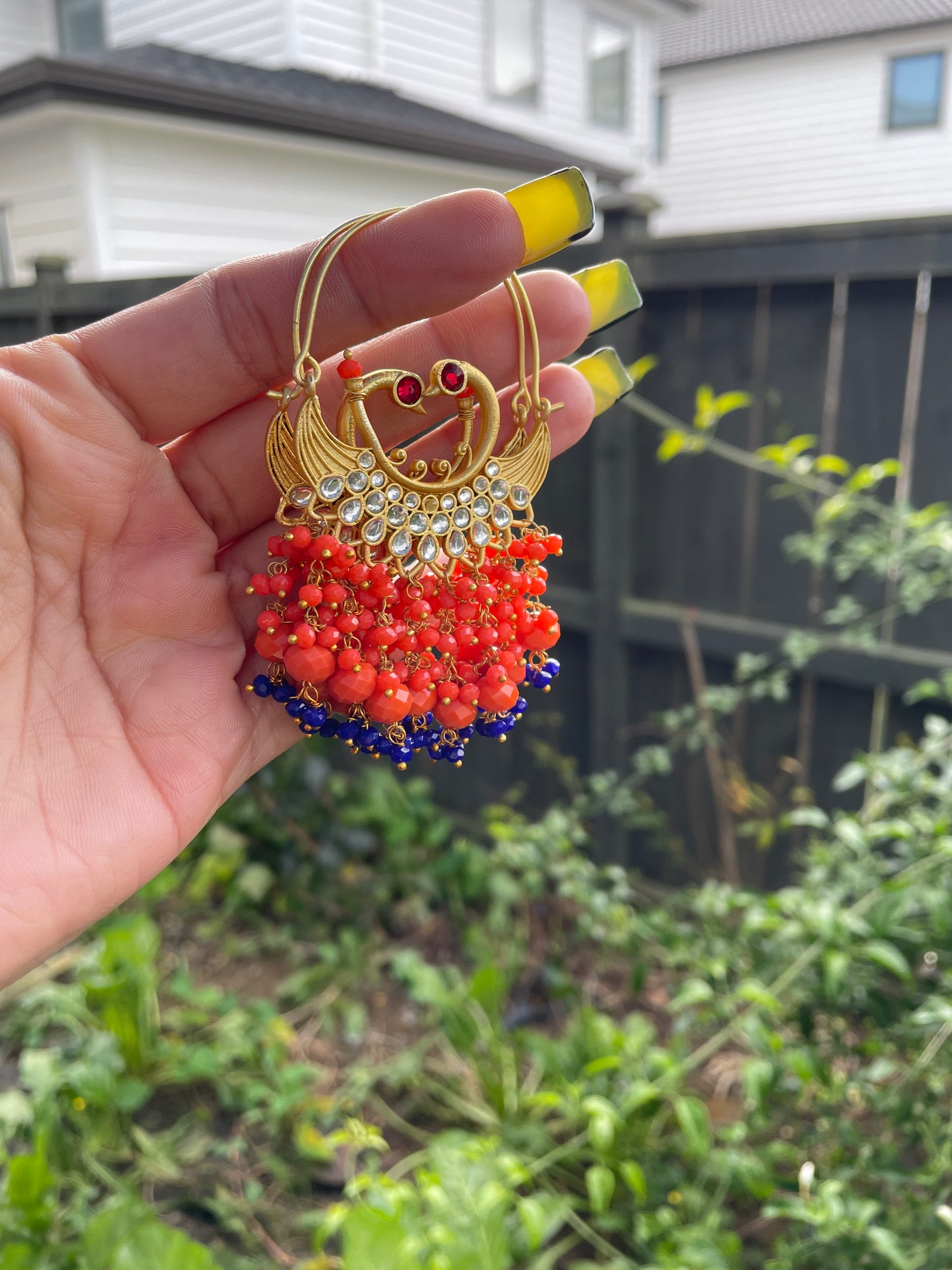 Ahilya - Peacock Earrings