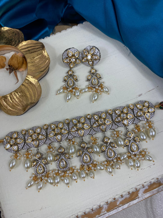 Beeba Uncut Kundan Necklace