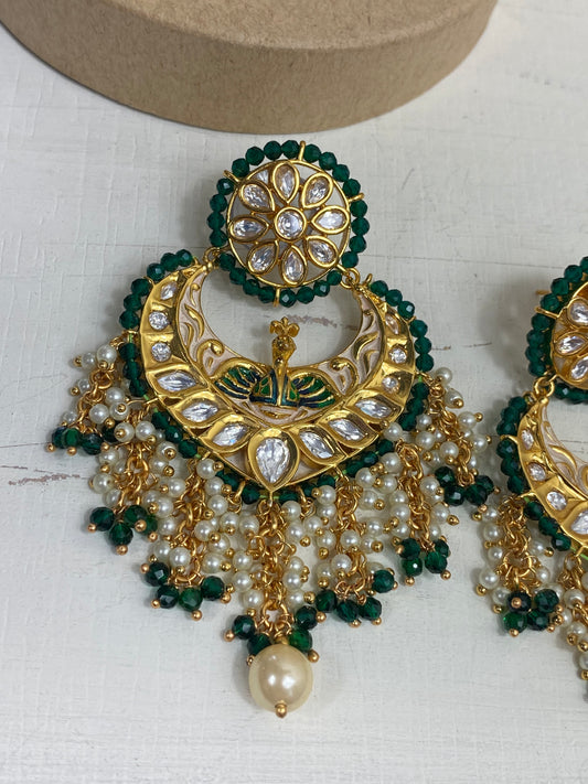 BEENA - Uncut Kundan Earrings - $30 OFF