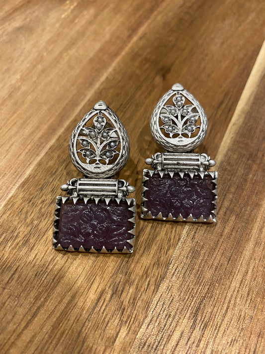 ANNO - Amarpali (Silver) Earrings