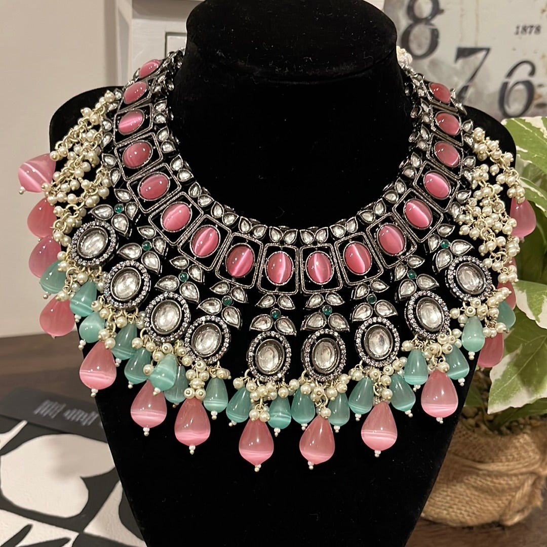 FMC179 - Uncut Kundan Necklace - $50 OFF