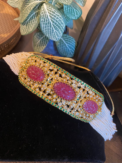 FMC1088 - Jadau Chokar with Earrings