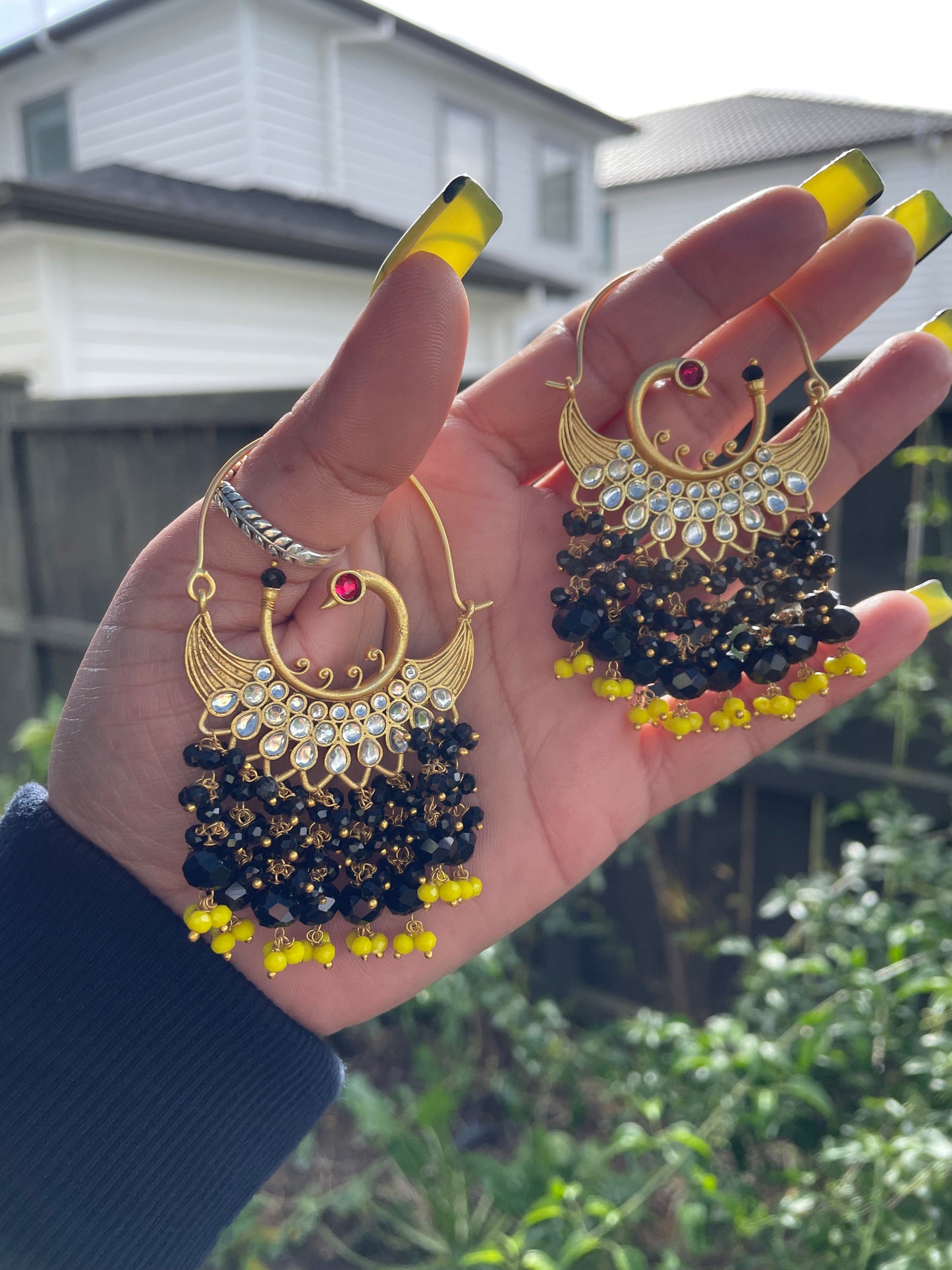 Ahilya - Peacock Earrings