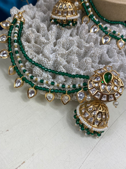 FMC143 - Uncut Kundan Earrings