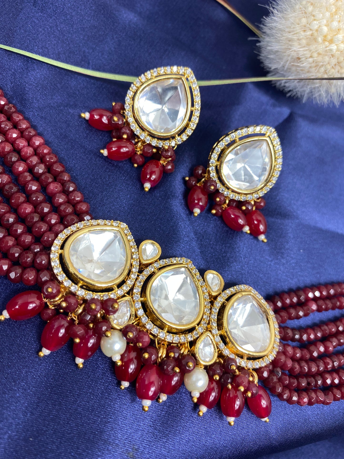 IVORY - Uncut Kundan Necklace