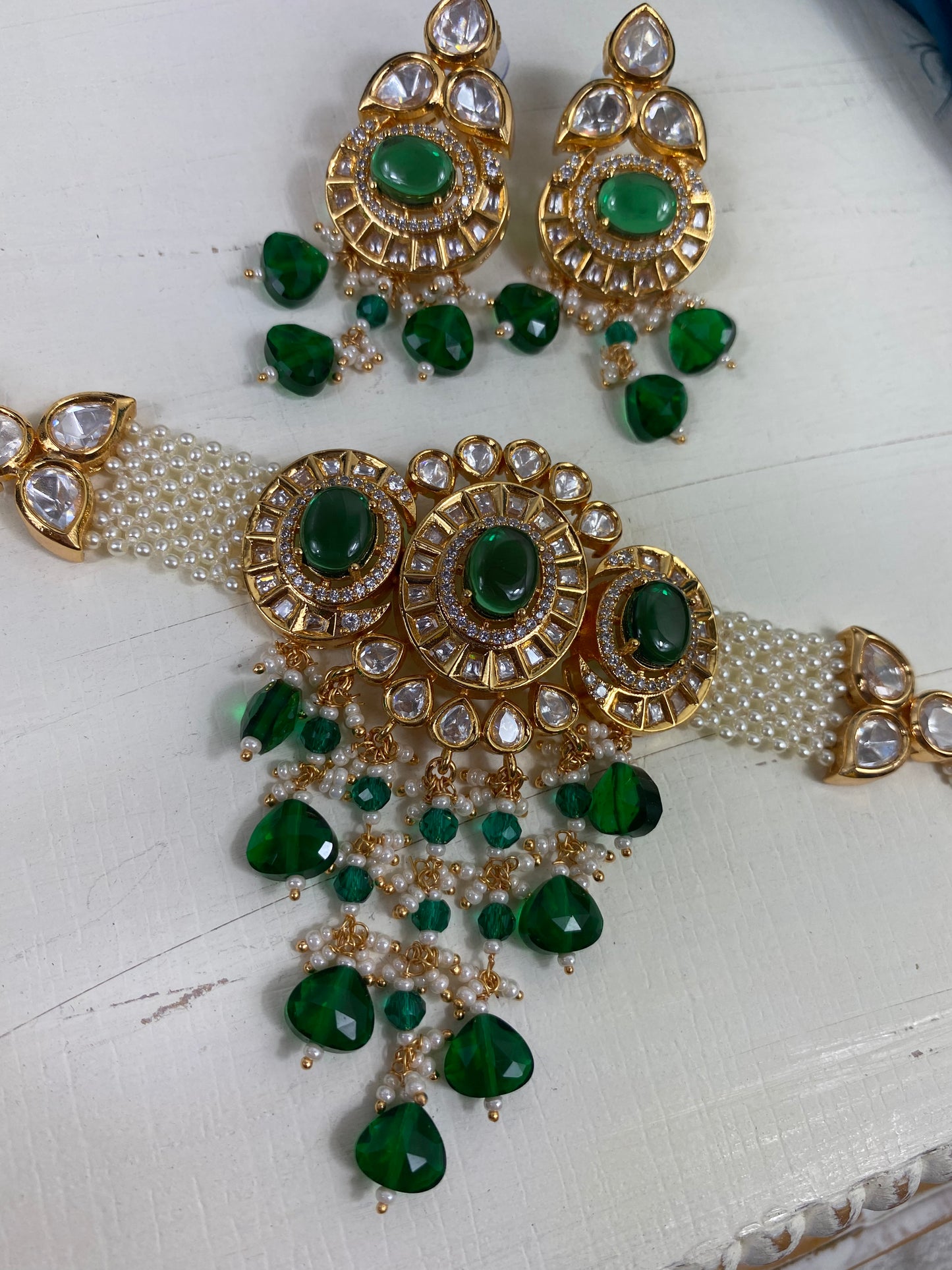 FMC202 - Uncut Kundan Necklace $30 OFF