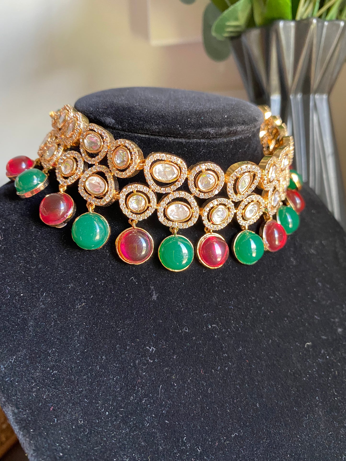 Bela - Uncut kundan Necklace -25% Off