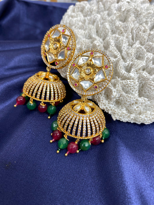 ELOISE - Uncut Kundan Earrings - $14 OFF