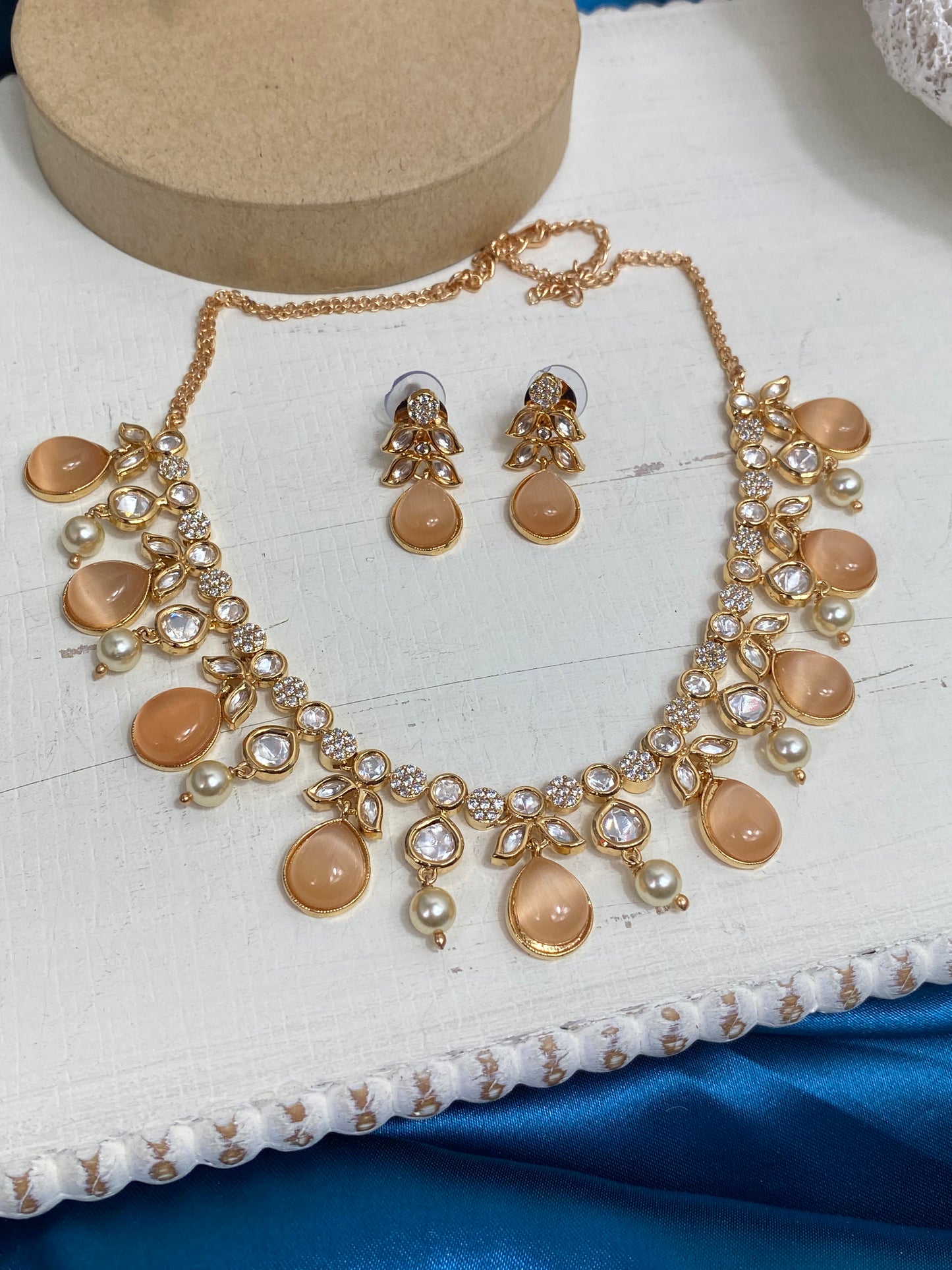 FMC118- Uncut Kundan Necklace - $26 OFF