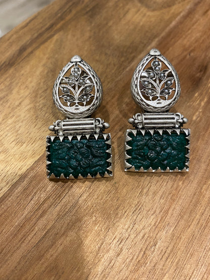 ANNO - Amarpali (Silver) Earrings