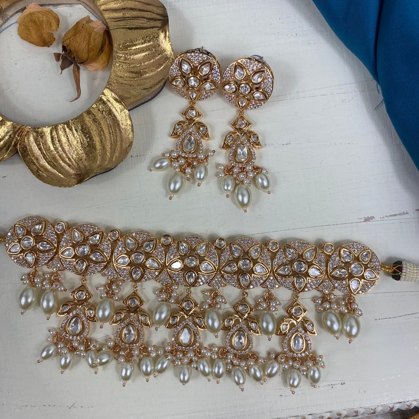 Beeba - Uncut Kundan Necklace