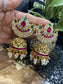 Divyanka- Uncut Kundan Jhumki - $27 OFF