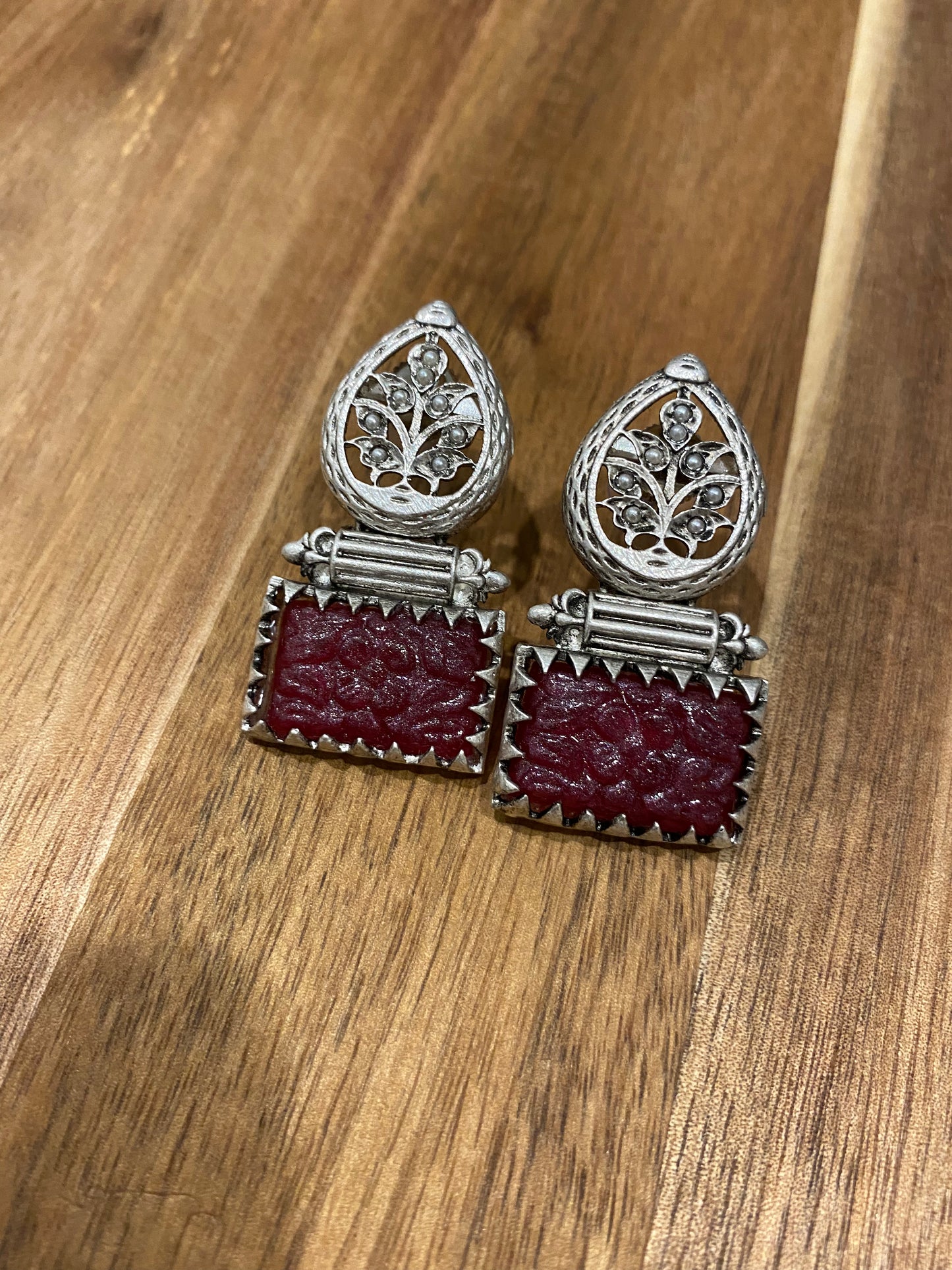 ANNO - Amarpali (Silver) Earrings