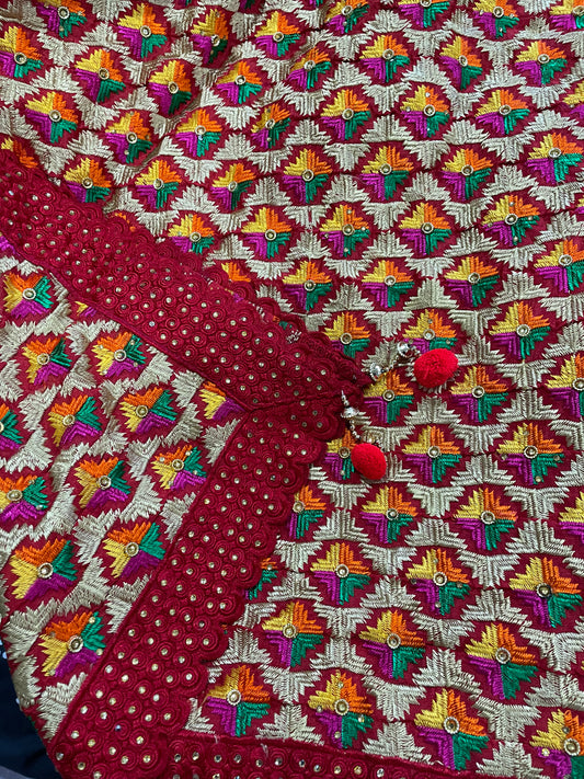 Jashn - Red Phulkari