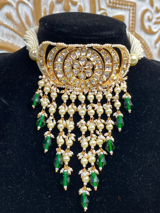 FMC203 - Uncut Kundan Necklace - $32 OFF