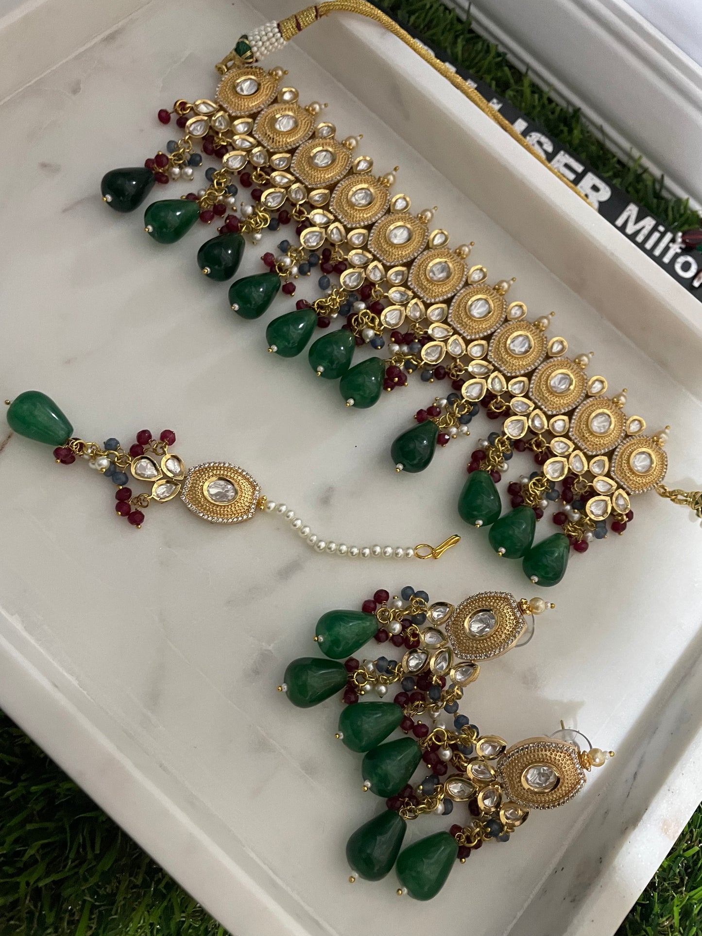 Mahima - Uncut Kundan Necklace - $56 OFF