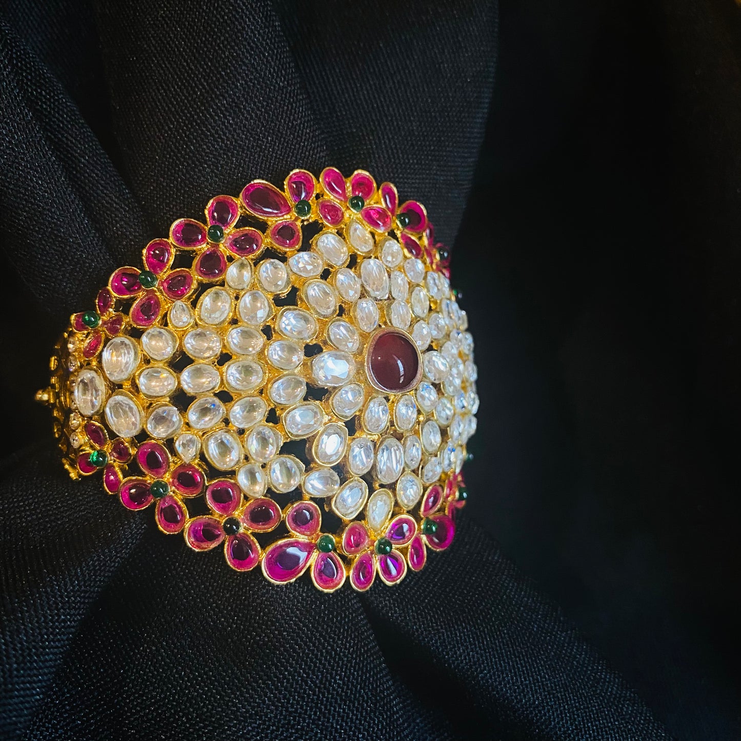 Nora - Pachi Kundan Bracelet - $30 OFF