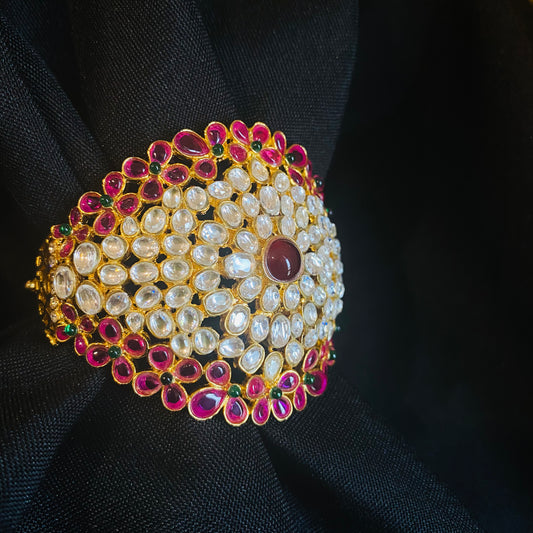 Nora - Pachi Kundan Bracelet - $30 OFF