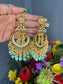 Husan - Uncut Kundan Earrings