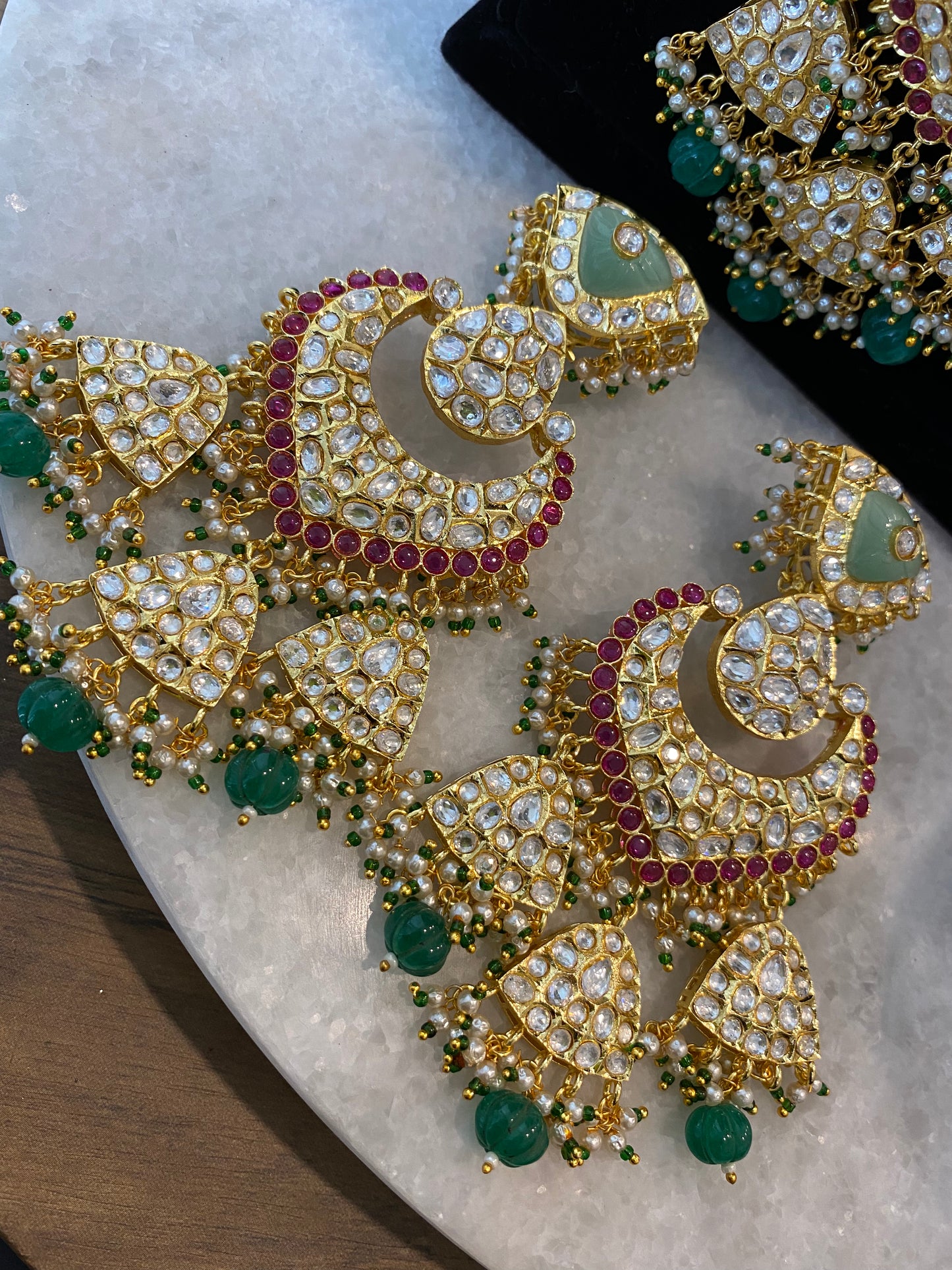 FMC143 - Pachi kundan necklace