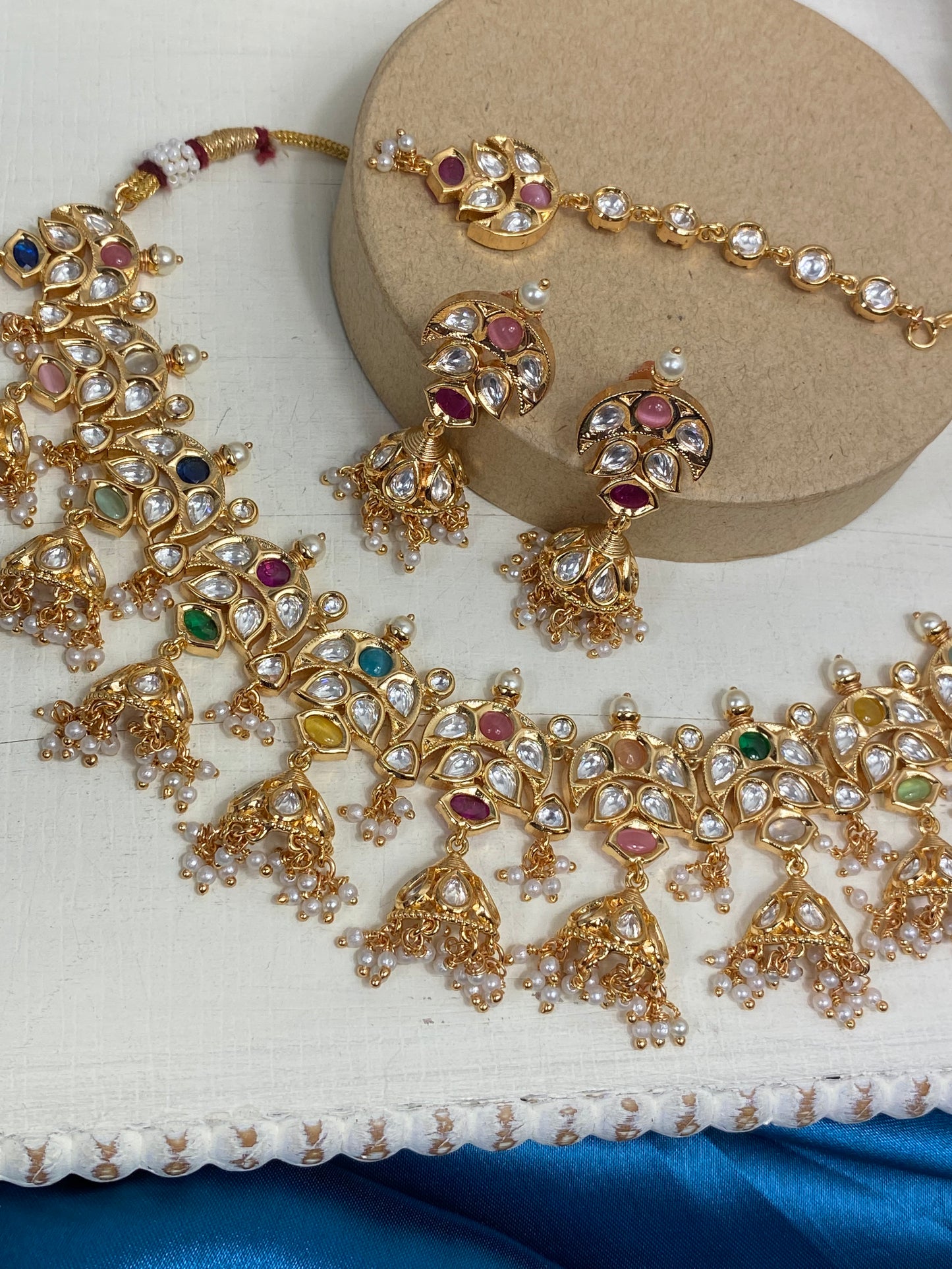 FMC196 - Uncut Kundan Necklace